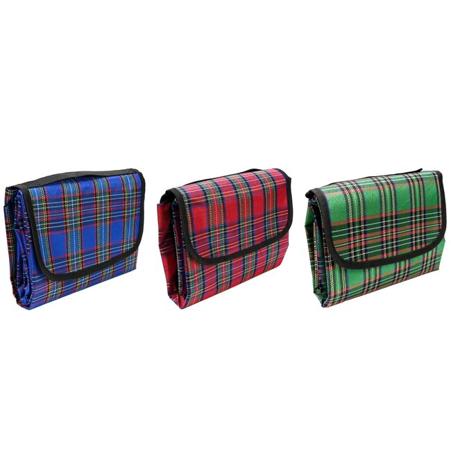 Benson Compact picknickkleed - waterbestendig - 150 x 130 cm - kleurenmix
