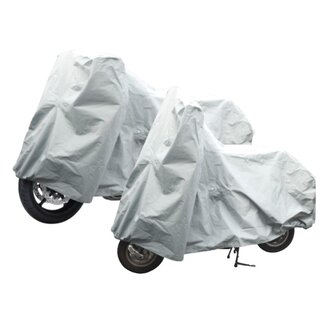 Benson Motor & Scooterhoes - Stevig - 246 x 104 x 127 cm - Zilvergrijs