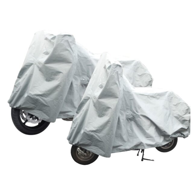 Benson Stevige motor- en scooterhoes - waterafstotend - 246 x 104 x 127 cm - zilvergrijs - inclusief opbergtas