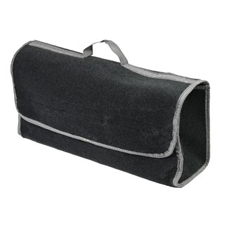 Benson Kofferbak organizer - groot hoofdvak - klittenband - zwart/grijs - 50 x 16 x 23 cm