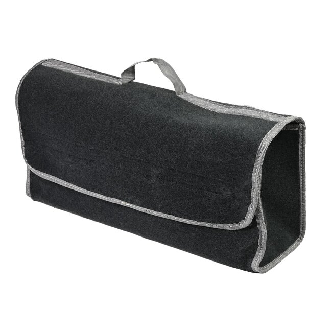 Benson Kofferbak organizer - groot hoofdvak - klittenband - zwart/grijs - 50 x 16 x 23 cm