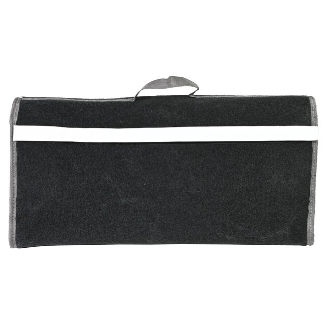 Benson Kofferbak organizer - groot hoofdvak - klittenband - zwart/grijs - 50 x 16 x 23 cm