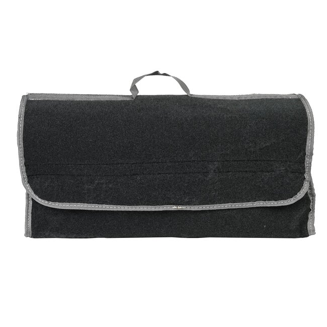 Benson Kofferbak organizer - groot hoofdvak - klittenband - zwart/grijs - 50 x 16 x 23 cm