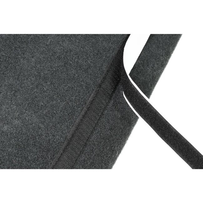 Benson Kofferbak organizer - groot hoofdvak - klittenband - zwart/grijs - 50 x 16 x 23 cm