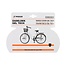 Benson Comfortabel fietszadeldek - Gel Tech - Reflectie - 300 x 280 mm - zwart