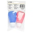 Benson Reisflesjes set - siliconen - anti-lek - 60 ml - blauw/roze - 2 stuks
