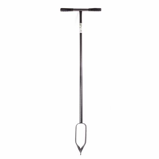 Benson Grondboor - Verzinkt Staal - T-Greep - 125 cm - Ø 10 cm - Anti-slip Handvaten