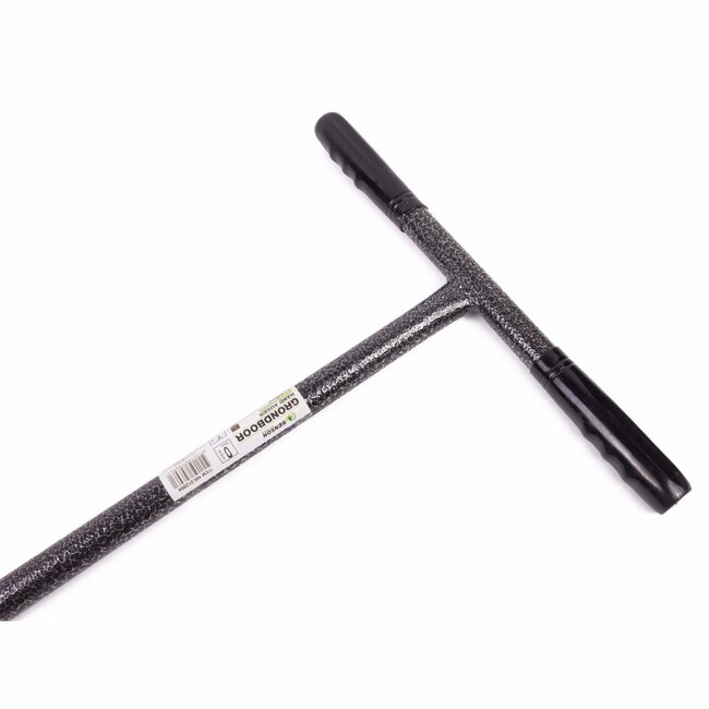 Benson Grondboor - Verzinkt Staal - T-Greep - 125 cm - Ø 10 cm - Anti-slip Handvaten