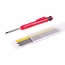 Benson Markeerpotlood met puntenslijper - 6 Reserve Potloden - voor diverse materialen - 2B hardheid