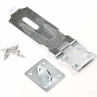 Benson Stalen overval slot - 15 cm - Voor kisten, schuurdeuren en poorten