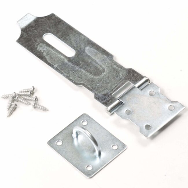 Benson Stalen overval slot - 15 cm - Voor kisten, schuurdeuren en poorten