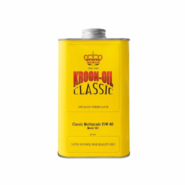 Kroon Motor Olie - Classic - Multigrade - 15W - 40 - 1 liter