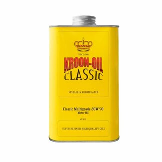 Kroon Motor Olie - Classic - Multigrade - 20W - 50 - 1 liter