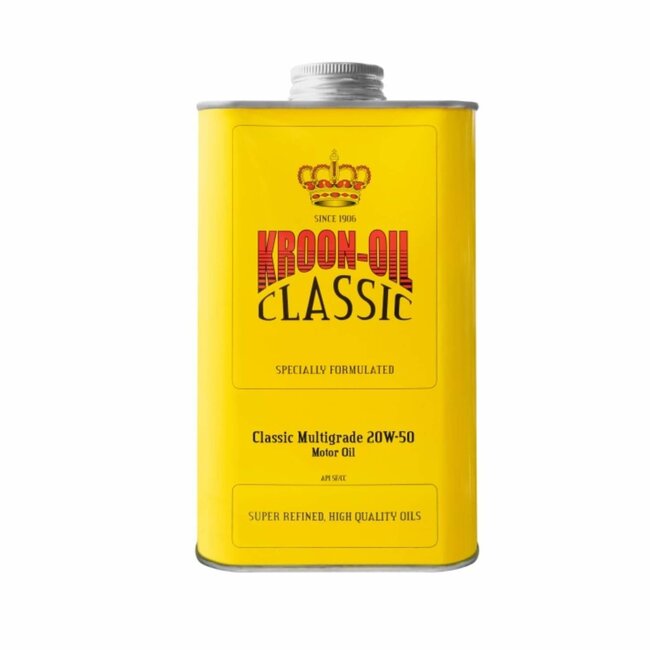 Kroon Motorolie - Classic Multigrade - 20W-50 - 1 liter - Voor klassieke auto's
