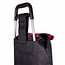Deluxa Inklapbare boodschappentrolley - 25 kg draagkracht - 40 liter - rood/zwart