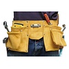 Tooltech Gereedschapsgordel Split Leder met Nylon Riem - 11 Vaks Tooltech Gereedschapsgordel Split Leder met Nylon Riem - 11 Vaks