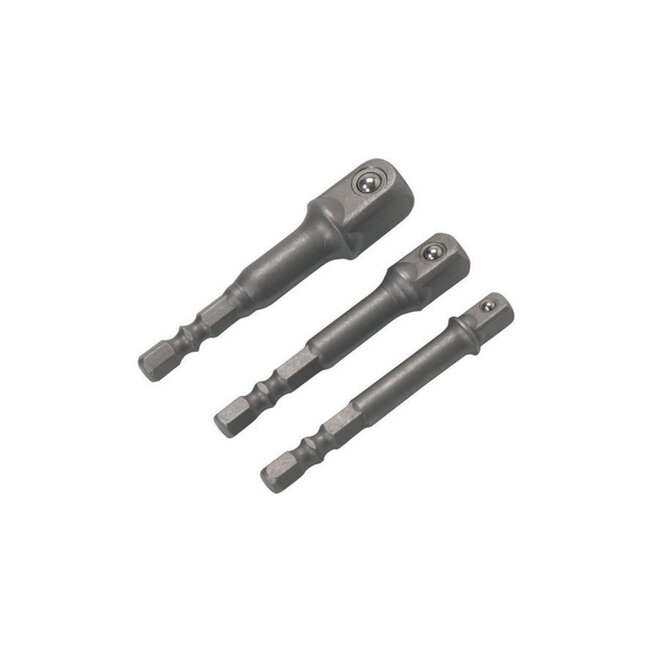 Tooltech Dop-Adapter Set - 1/4 - 3/8 - 1/2" - 3 delig