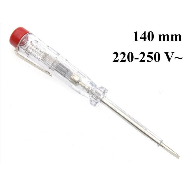 Hofftech Schroevendraaier spanningstester - nauwkeurig en veilig - 14 cm - AC 110-250V