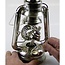 Tooltech Klassieke stormlantaarn - Aluminium look - 25 cm - 5 stuks - Zilver