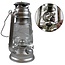 Tooltech Klassieke stormlantaarn - Aluminium look - 25 cm - 5 stuks - Zilver