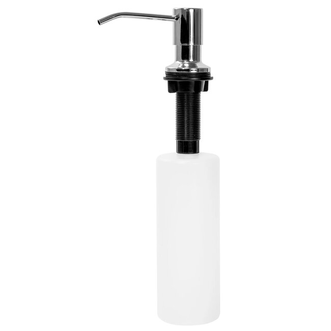 REA Aanrecht Zeepdispenser - Inbouw - Rond - 250 ml - Chroom