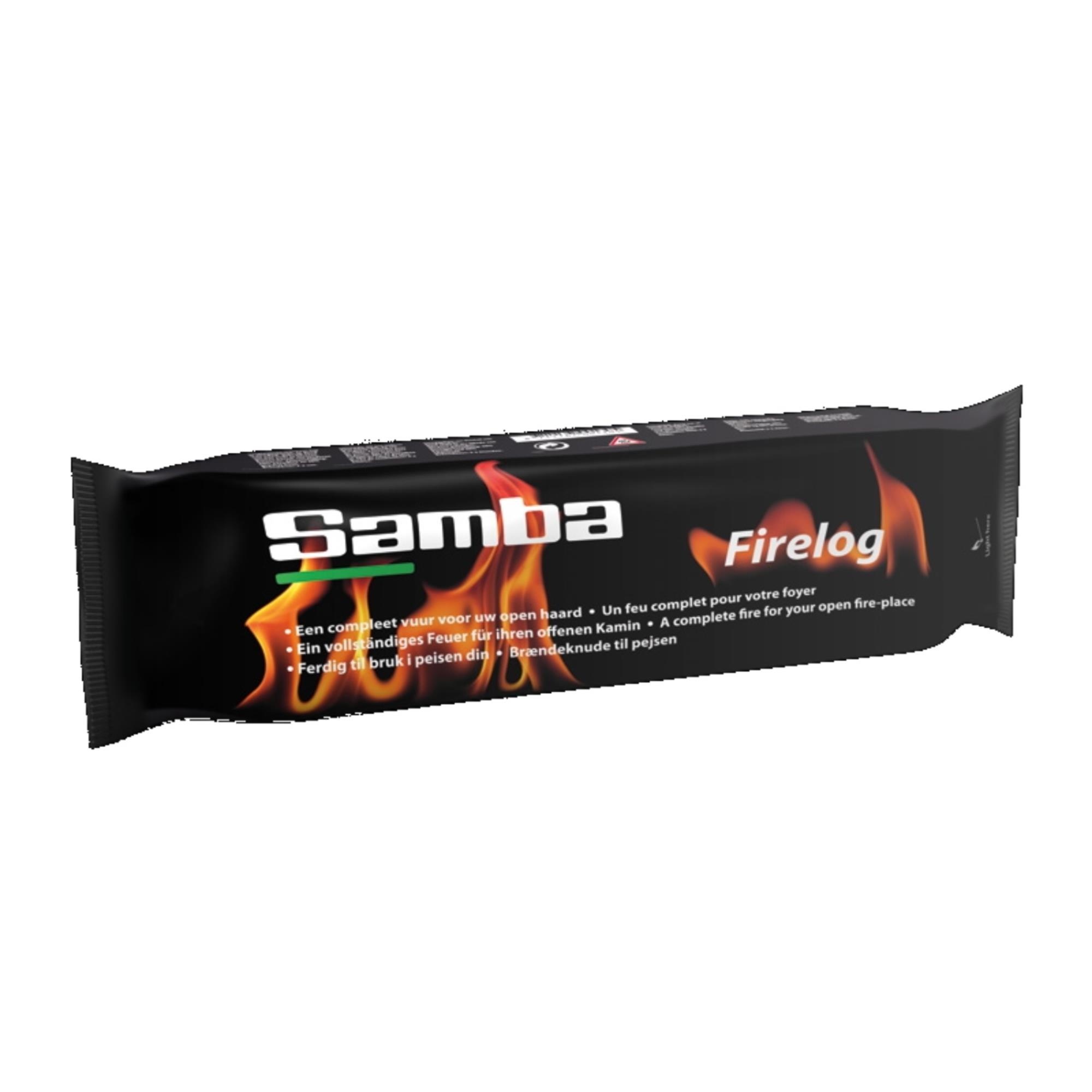 Conserveermiddel bladzijde gegevens Samba Firelog - Haardblok - Paraffine - 1,1 kg. kopen? - 2Cheap