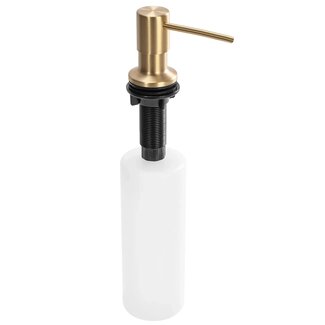 REA Aanrecht Zeepdispenser - Inbouw - Rond - 330 ml - Geborsteld Goud