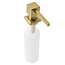 REA Inbouw zeepdispenser - rechthoekig - geborsteld goud - 330 ml
