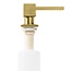 REA Inbouw zeepdispenser - rechthoekig - geborsteld goud - 330 ml