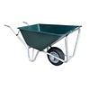 Hummer Kruiwagen Basic - Bak Groen 160 liter - met Enkel Luchtwiel Hummer Kruiwagen Basic - Bak Groen 160 liter - met Enkel Luchtwiel
