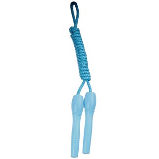 Merkloos Blauw springtouw - 2 meter - Lichtgewicht en soepel