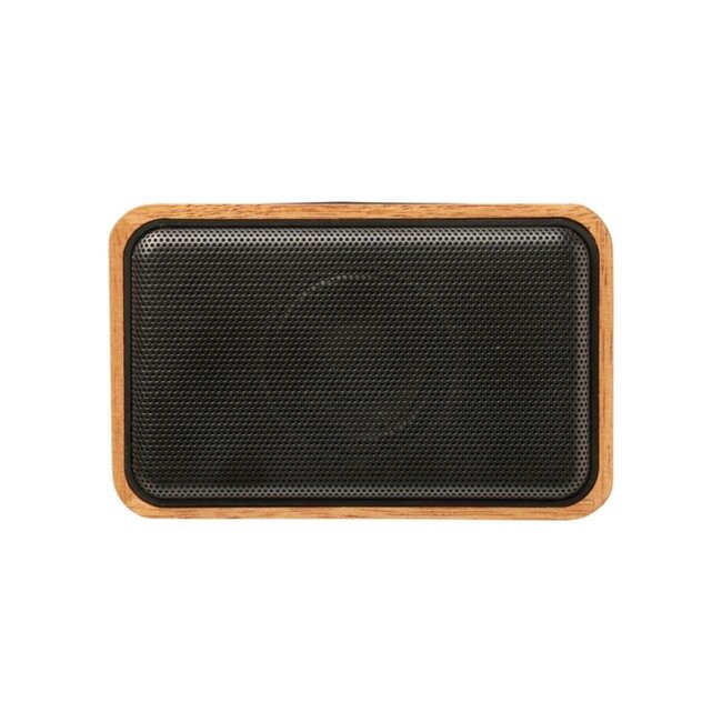 Innovagoods Houten speaker met QI draadloos oplaadstation