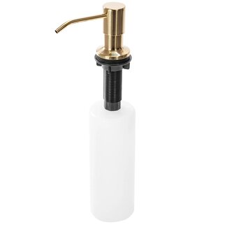 REA Aanrecht Zeepdispenser - Inbouw - Rond - 250 ml - Glans Goud