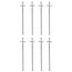 Benson Set tentharingen - duurzaam - 18 x 6 cm - 8 stuks - lichtgewicht