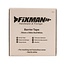 Fixman Extra robuust afzetlint - rood/wit - 70 mm x 500 m