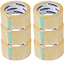 Fixman Inpaktape - Dozentape - Transparant - 48 mm x 66 meter - 6 Stuks