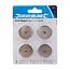 Silverline Ferrietmagneten - 7,2 kg trekkracht - 36 mm diameter - 4 stuks