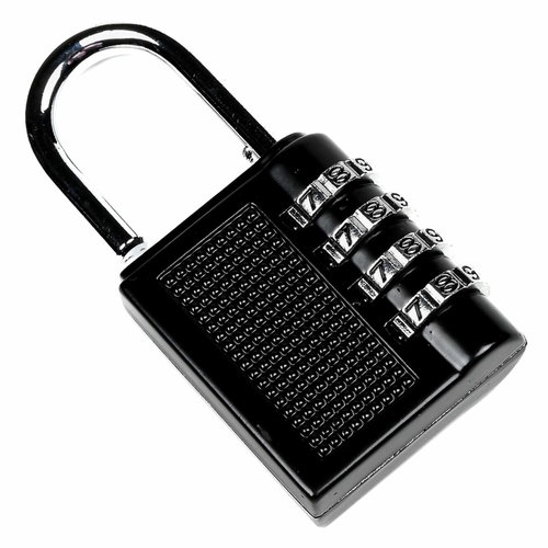 Stahlex Hangslot met Cijfercode - Codeslot - 80 mm - Zwart Stahlex Hangslot met Cijfercode - Codeslot - 80 mm - Zwart