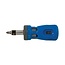 Silverline Compacte ratelschroevendraaierset - 12 stuks - inclusief bits - ergonomische handgreep - magnetische dop