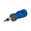 Silverline Compacte ratelschroevendraaierset - 12 stuks - inclusief bits - ergonomische handgreep - magnetische dop