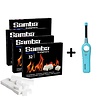 Samba Aanmaakblokjes Wit - Kerosine - 4 x 32 Stuks Inclusief BBQ Aansteker Samba Aanmaakblokjes Wit - Kerosine - 4 x 32 Stuks Inclusief BBQ Aansteker