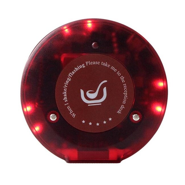 Retekess Gastenoproepsysteem - kunststof, mat zwart - draadloos met laadstation - 10 ontvangers - horeca en zelfbediening