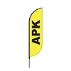 Proflag Beachflag Convex S-60 x 240 cm - Apk Proflag Beachflag Convex S-60 x 240 cm - Apk