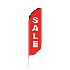 Proflag Beachflag Convex S-60 x 240 cm - Sale Print - Vlag Los Proflag Beachflag Convex S-60 x 240 cm - Sale Print - Vlag Los