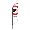 Proflag Beachflag Convex S-60 x 240 cm - Sarah - Vlag Los Proflag Beachflag Convex S-60 x 240 cm - Sarah - Vlag Los
