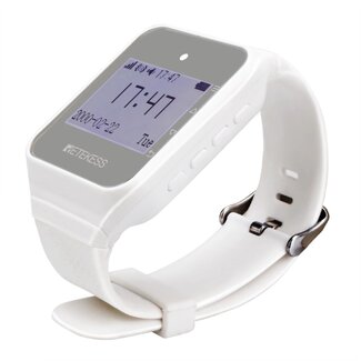 Retekess Wit horloge met tafelnummerweergave - Magnetische oplaadfunctie - Verlicht display