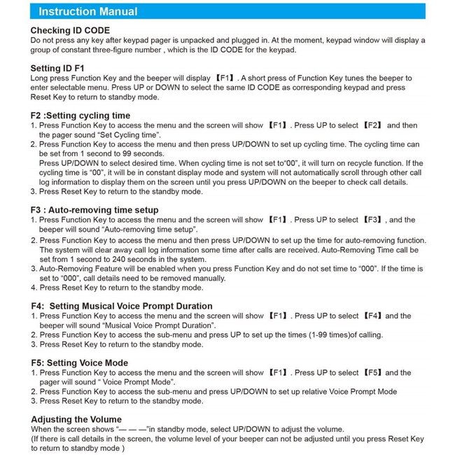 Retekess Volgnummersysteem - kunststof - draadloos 3-cijferig display met console - 26,5x23,5x6,5 cm - zwart - 3-delig - horeca