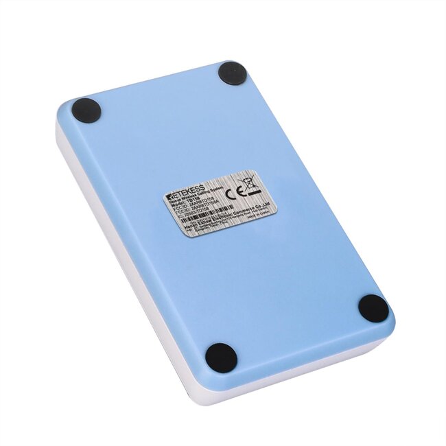 Retekess oproepsysteem met oproepschijven - kunststof - draadloos, 300 m bereik, IP33 - 8,05 x 1,5 cm - zwart - 10 stuks - horeca