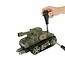 Toi-Toys Militaire Tank - 23 cm - Groen