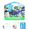Toi-Toys Schetsboek Race met Stickers en Sjablonen Toi-Toys Schetsboek Race met Stickers en Sjablonen